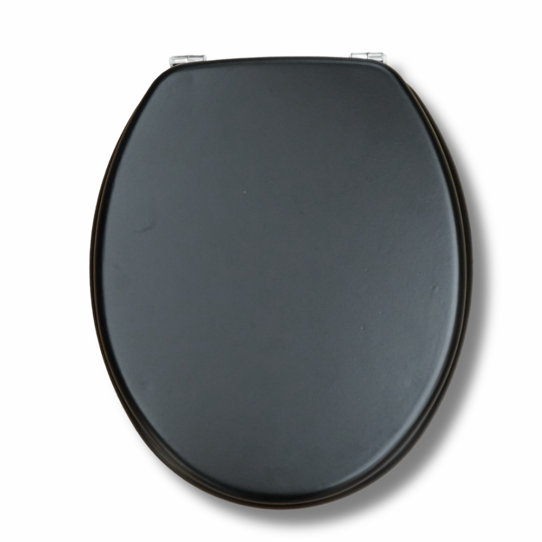 Matt Black Toilet Seat