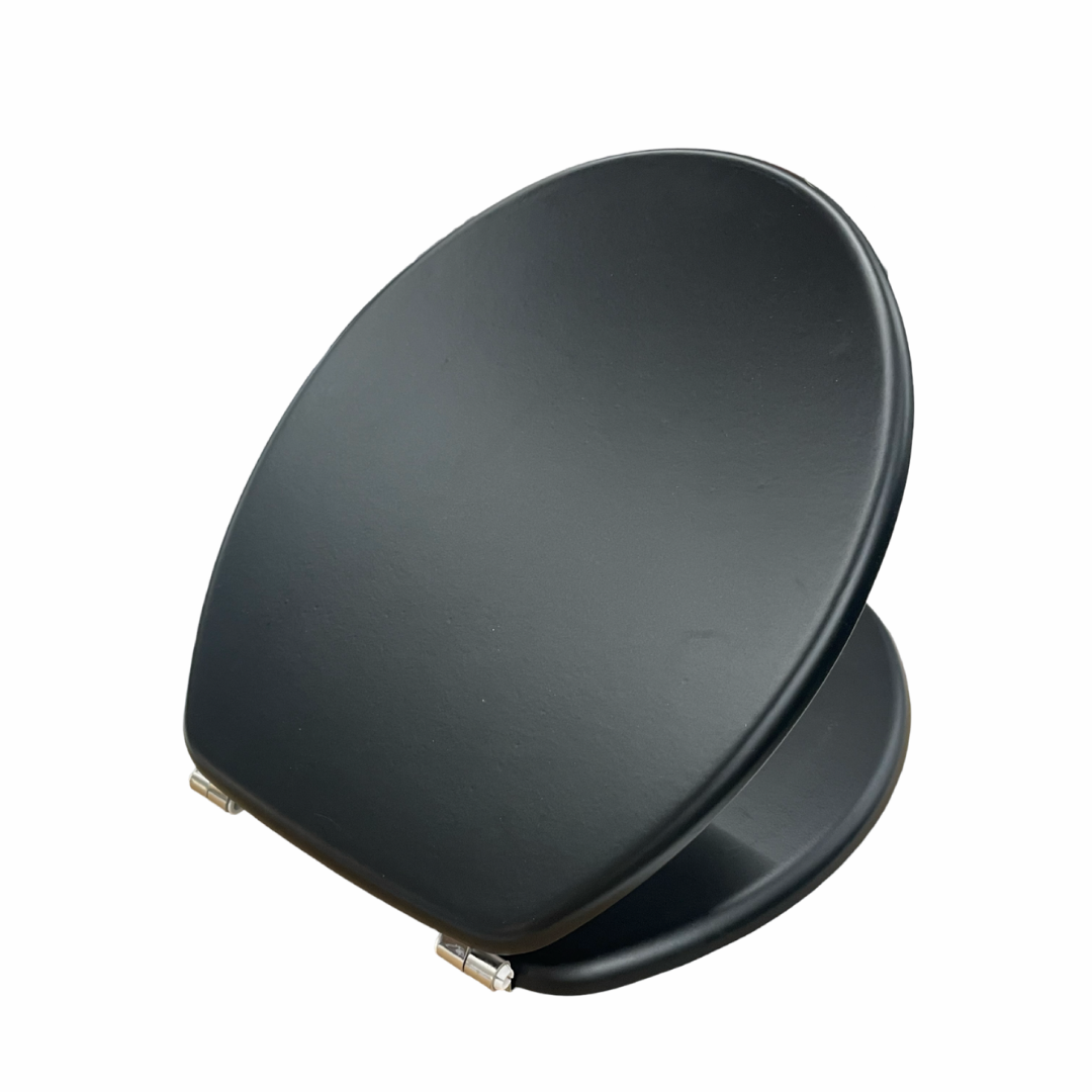 Matt Black Toilet Seat