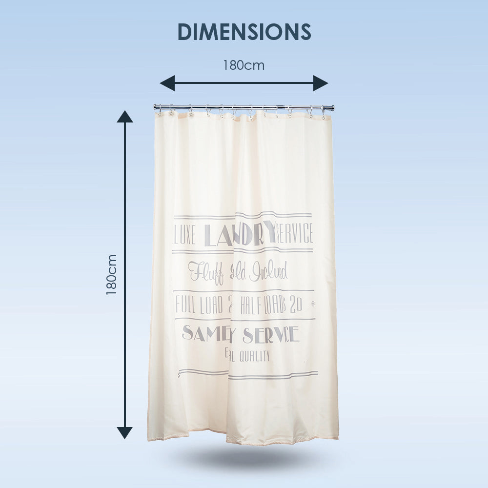 Laundry Shower Curtain