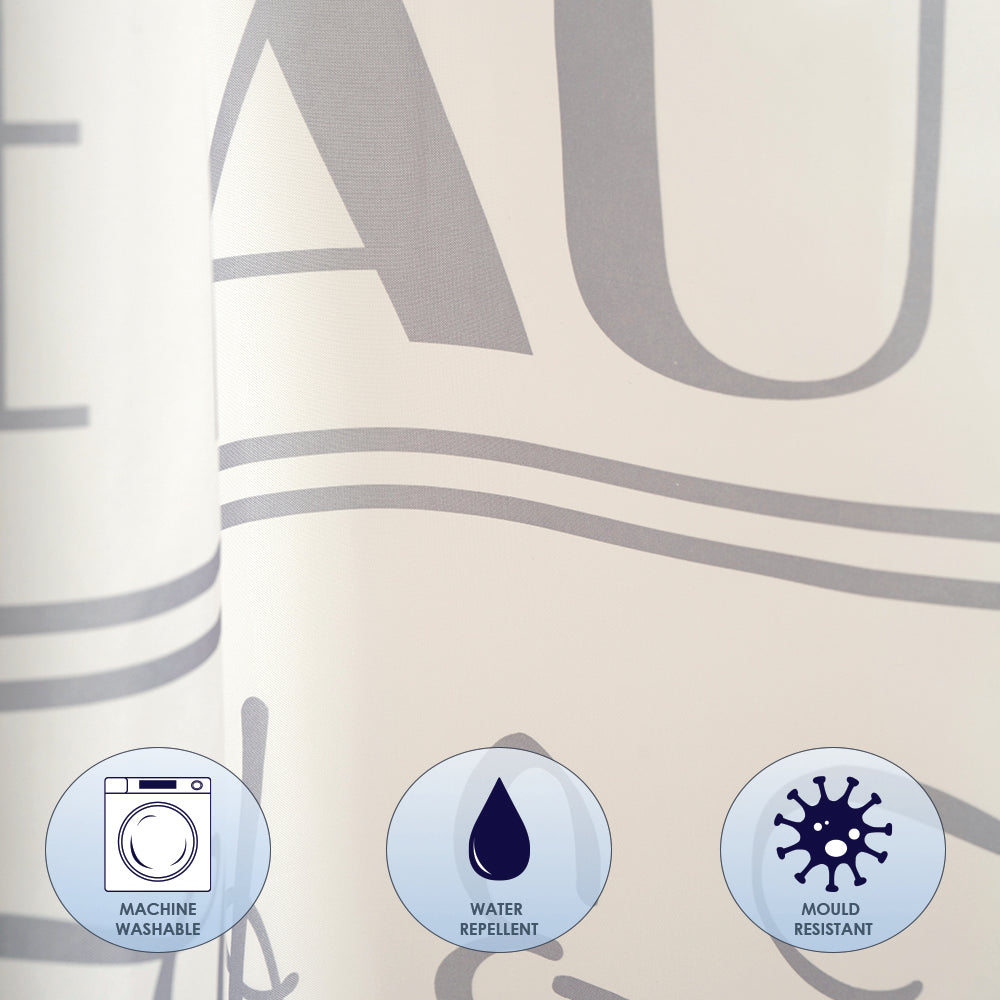 Laundry Shower Curtain
