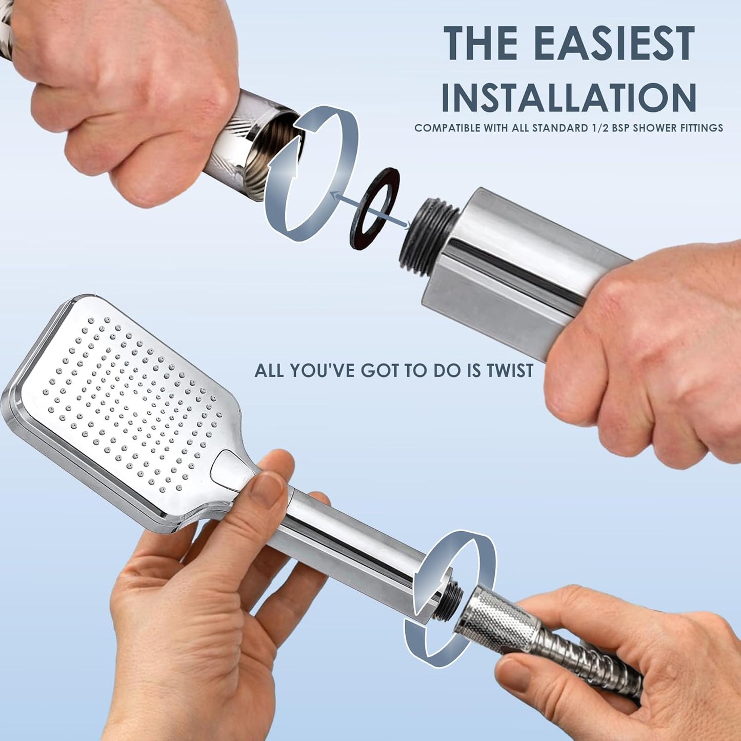 Chrome Narva Shower Head