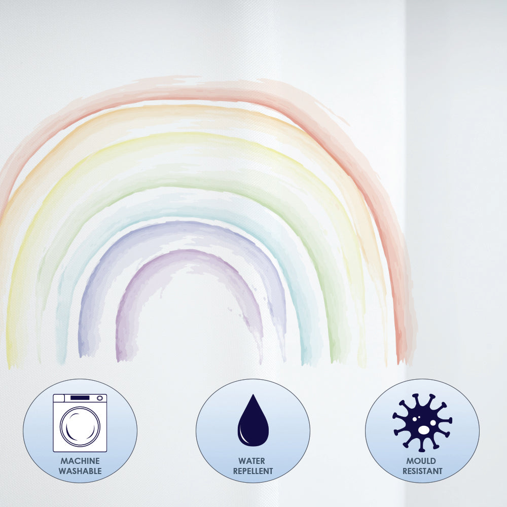 Rainbow Shower Curtain