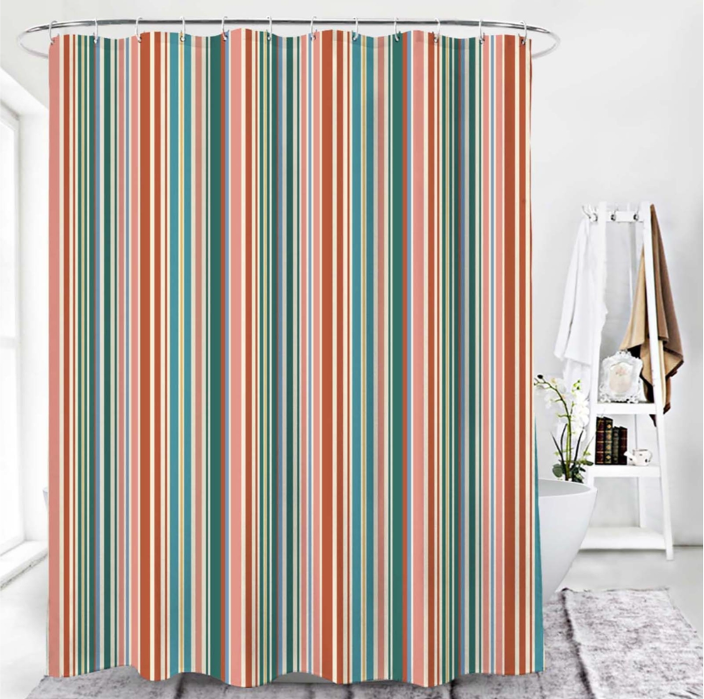 Bold Stripe Shower Curtain