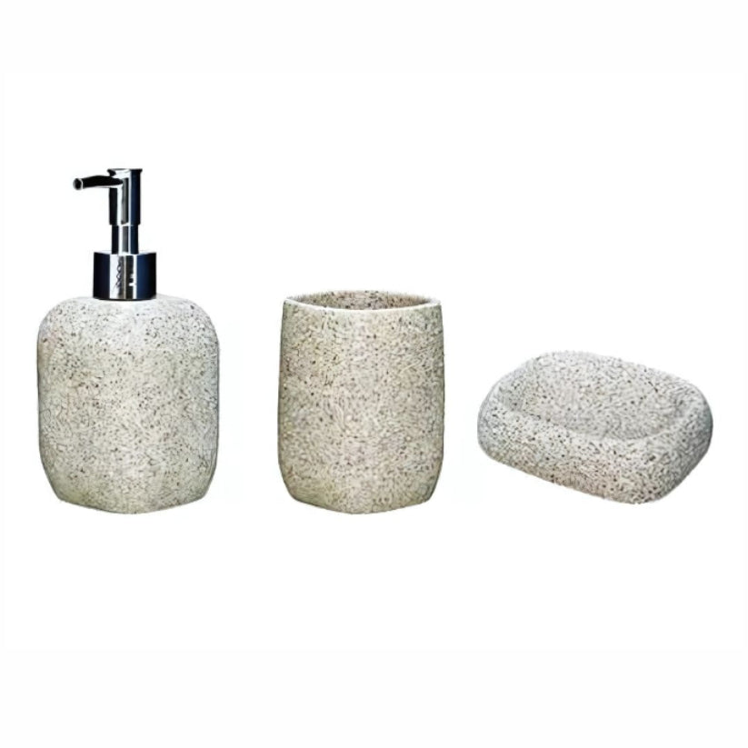 3 Piece Bathroom Sandstone Set