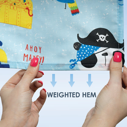 Pirate Panda Shower Curtain